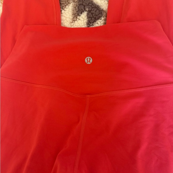 Lululemon Align High-Rise Pant Legging 28" Carnation Red Size 8 - Picture 13 of 14